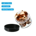 thumbnail image 4 of Uxcell Copos de Hoja de Oro, Copos Metálicos para Uñas con Pinzas, Rosa Dorado 10Pcs, 4 of 6