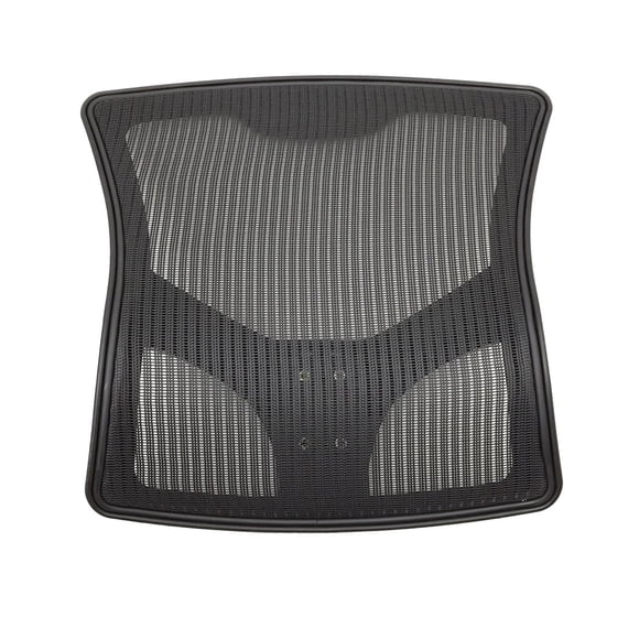 Respaldo de bicicleta estática de malla, cojín multiusos para fitness, transpirable. negro