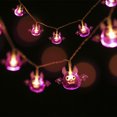 thumbnail image 4 of Lámpara Luces decorativas de 15 m luz de calavera ABS sin batería para decoración de ambiente de Halloween JShteea Para estrenar, 4 of 8