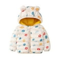 thumbnail image 2 of CSCHome 1-5T Winter Coats Bear Ears Hoods Light Puffer Down Jacket Outwear for Baby Boys Girls Lightweight Water-Resistant Packable Puffer Jacket Coat, 2 of 6
