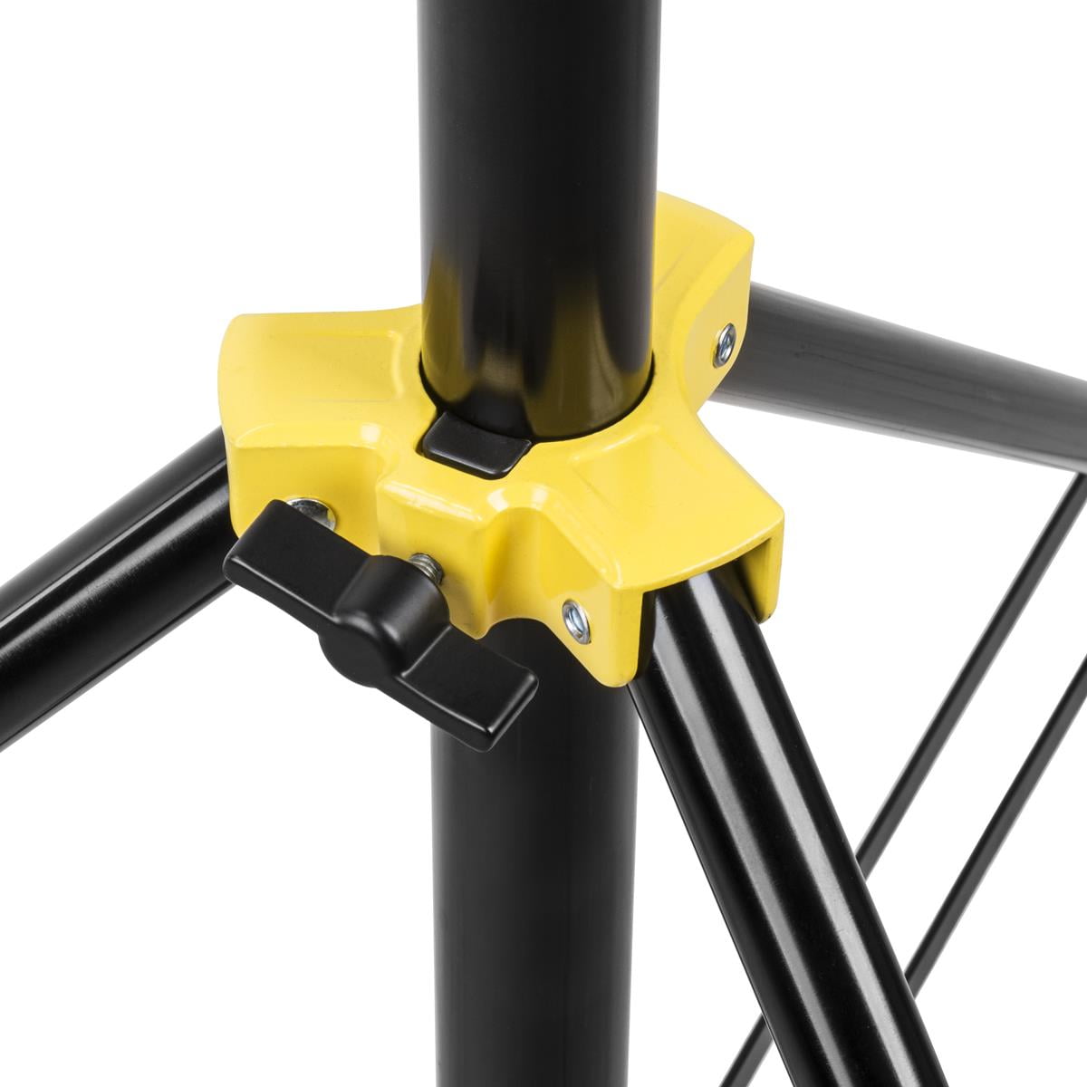 Flashpoint Flashpoint 9.5' Yellow Color Coded Pro Air Cushioned Heavy Duty Light Stand for Photography, this Portable Photography Light Stand Tripod is Lightweight and Durable, Perfect for Pro