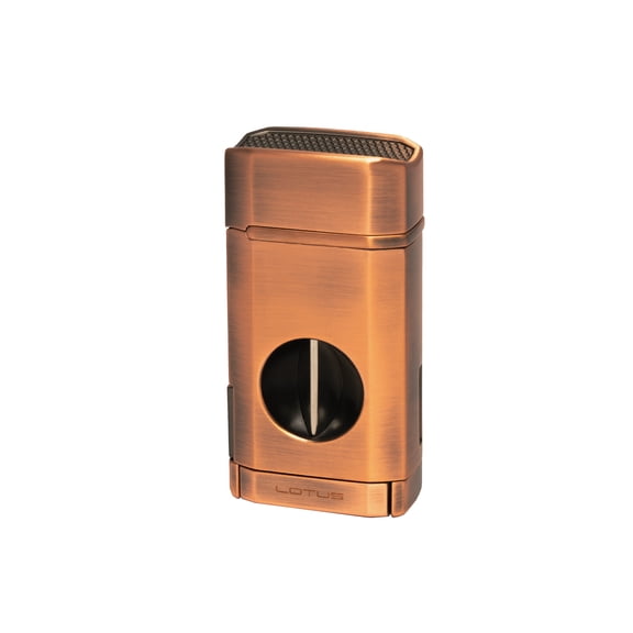 Lotus Rocket Cutter Lighter with V-Cutter - Copper