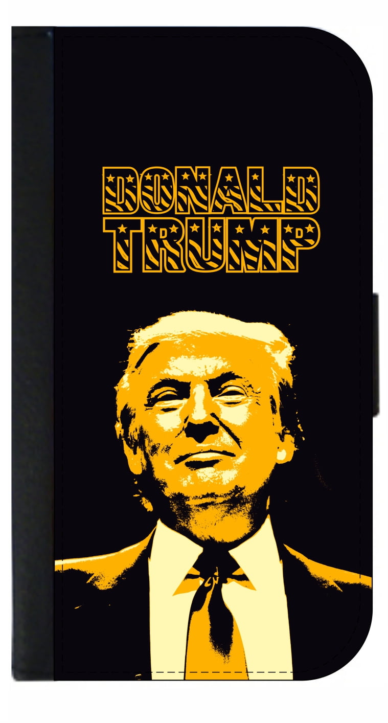 Donald Trump U.S. President - Wallet Style Cell Phone Case with 2 Card  Slots and a Flip Cover Compatible with the Apple iPhone 7 Plus and 8 Plus  Universal - Walmart.com
