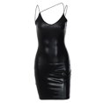thumbnail image 3 of Vestido De Tirantes vestido tubo negro con tirantes Cgtredaw para Mujer Negro T XXL, 3 of 9