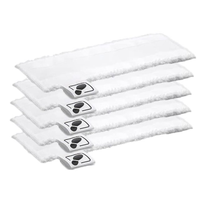 5 Pcs Tampons de Couverture en Microfibre pour Nettoyeur Vapeur EasyFix SC2 SC3 SC4 SC5
