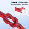 thumbnail image 3 of Cuerda para Escalada Kynara 1/2 Pulgada (12 mm) 150 m Nylon Rojo, 3 of 7