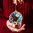 thumbnail image 3 of Hawk Christmas Ornament, JocideaS Hawk Ornaments for Christmas Tree, Hawk Decor, Hawk Lovers, Bird Gift Ideas, Bird Christmas Ornaments MXdi3d (Hawk-s113), 3 of 5