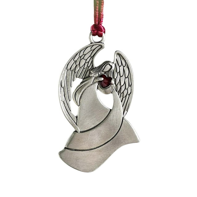 goowrom Christmas Tree Ornament, Solid Pewter Hanging Decoration for Home Restaurant, Holiday Gift
