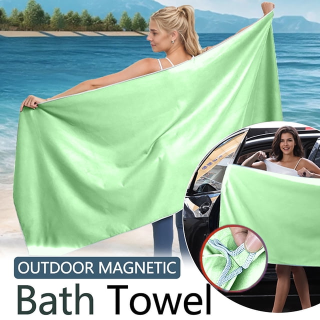 Beach Bath and Beach Towel Set for Pool Water Park Oceanside with Design and Versatile Use