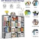 thumbnail image 4 of SOZOMO Estante Organizador Multiusos Libros,12 Cubos Estanter&iacute;a de Almacenamiento,Librero Organizador,Organizadores de Armario,Estanter&iacute;a Modular,para Juguetes,Libros,Ropa,Mueble, 4 of 8