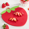 thumbnail image 3 of Mainstays Strawberry-Shaped Reversible Cutting Board, Red and Green, 3 of 11