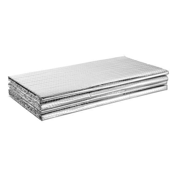 16 Pack Double Sided Reflective Aluminum Foil Bubble Insulation Panels 6mm Thick 24x4 Feet Radiant Barrier Roll