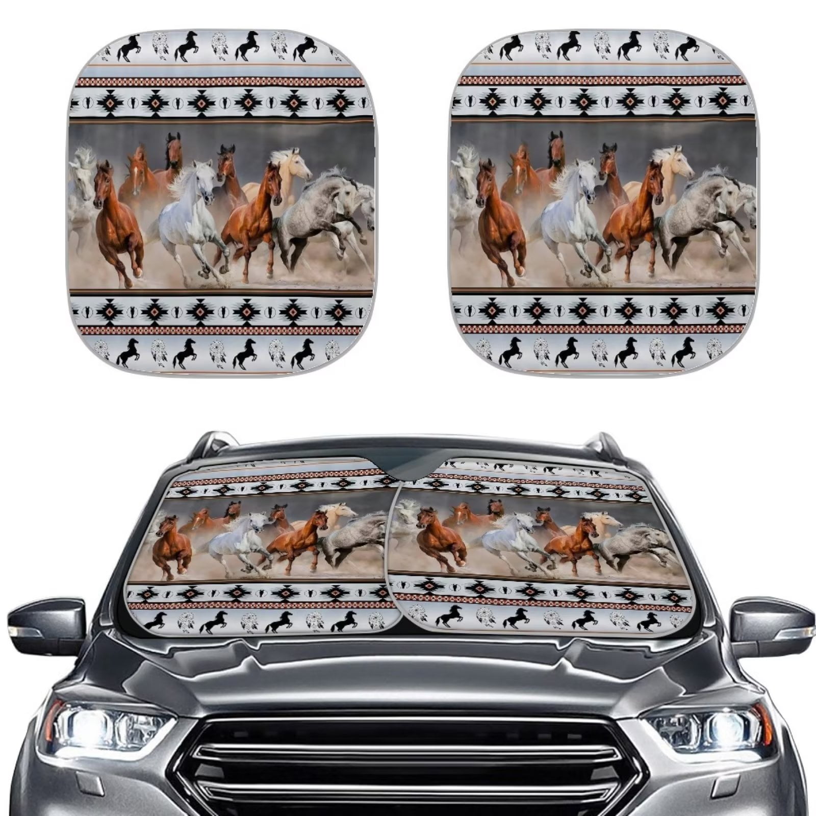 Horse sun 2024 shade for car