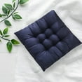 thumbnail image 4 of Fmbmuo Breathable Seat Cushion Square Fade-Resistant Cloth for Office Chair, Blue Modern Non-Slip Chair Cushions 18"x 18", 4 of 5