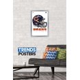 thumbnail image 2 of NFL Chicago Bears - Drip Helmet 20 Wall Poster, 14.725" x 22.375", Framed, 2 of 3
