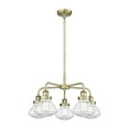 thumbnail image 4 of Innovations Lighting - Olean - 5 Light Stem Hung Chandelier In Art Deco, 4 of 5