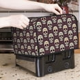 thumbnail image 6 of KLL funny Skull star Print 4 Slice Toaster Dust Covers Kitchen Small Appliance Cover with 2 Pockets,Can hold Jam Spreader Knife & Toaster Tongs (12.4 x 10.6 x 8.2), 6 of 6