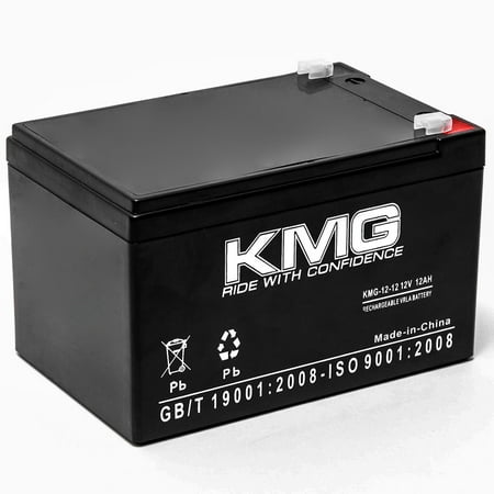 KMG 12V 12Ah F1 / F2 Sealed Lead Acid SLA-12-12 Battery Replaces Yuasa  NP12-12 