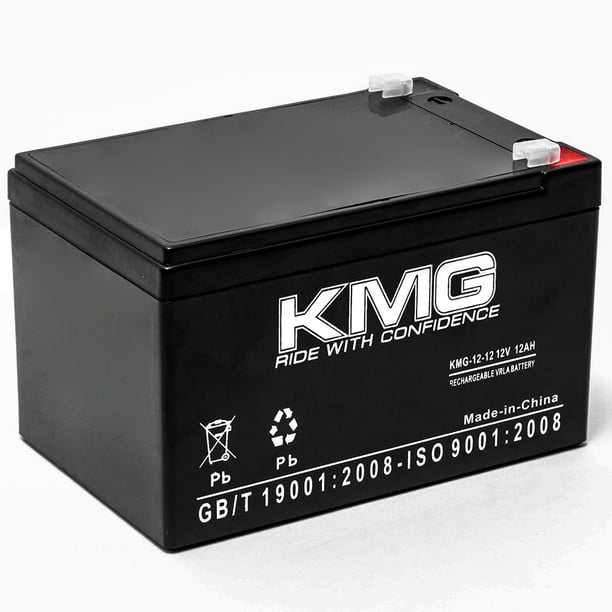 KMG 12V 12Ah Batterie de Remplacement Compatible avec Panasonic LCR12V12P LC-RA1212P1 NV0801