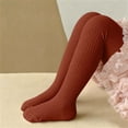 thumbnail image 5 of Girls Knitted Pantyhose Stretchy Dance Tights Breathable Cotton Leggings Toddler Footed Tights Kids Ballet Base Layer Versatile All Season Wear, 5 of 9