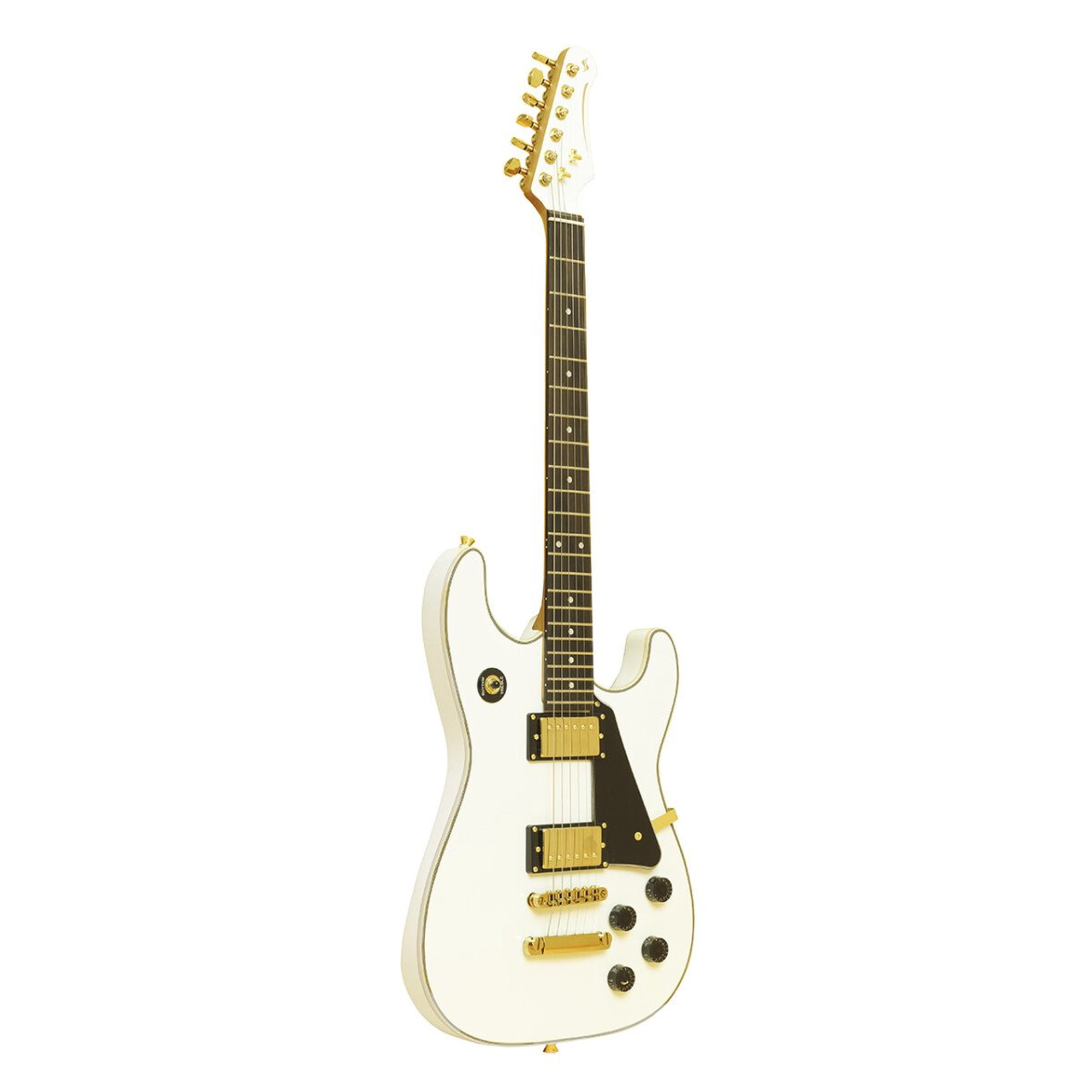 Stagg 30th Anniversary Legacy Mahogany HH Electric Guitar White 30TH-LEGACY-WH