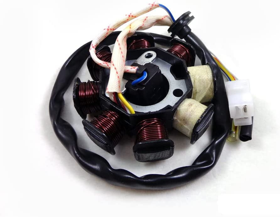8 Coil Stator Alternator for GY6 49cc 50cc Chinese Scooter ATV