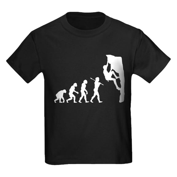 CafePress - Rock Climbing Kids Dark T Shirt - Dark T-Shirt Kids XS-XL