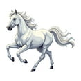 thumbnail image 3 of cartoon Horse Stickers, Waterproof Horse Sticker for Water Bottle Laptop Phone Cases Planner Skateboard Luggage Helmet Party Favor Decor, Ideal for Adults Teens Teacher Rewards, 3 of 9