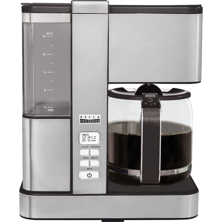 Bella Pro Series Flavor Infusion 12 Cup Coffee Maker Stainless