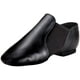 thumbnail image 1 of Zapatos de baile Linodes con parte superior de cuero, estilo jazz slip-on negro para adultos, 1 of 6