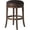 Brown, variant on Maven Lane Alexander Backless Bar Stool 31 Inches Swivel Stool with Footrest Brown Solid Wood and Beige Faux Upholstery Ideal for Bars, Pubs, and Tall Kitchen Counters