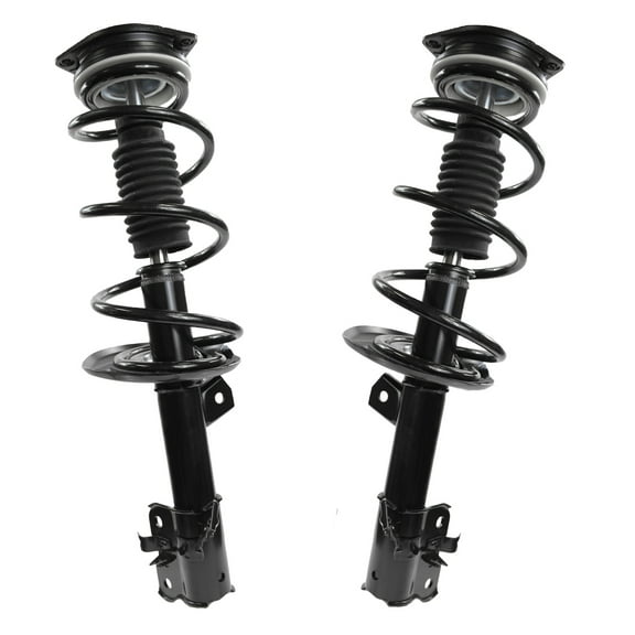 Detroit Axle - AWD 2pc Front Struts for 2008 2009 2010 2011 2012 Nissan Rogue, Struts with Coil Spring Assembly Replacement Suspension