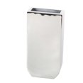 thumbnail image 2 of Pitchy White Finish Stainless Steel Vase, 2 of 2