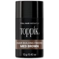 thumbnail image 1 of Toppik Hair Building Fibers for Instantly Fuller Hair, Medium Brown, 12 g, Instantly Thicker Looking, 9 Shades for Men & Women, 1 of 7