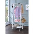 thumbnail image 4 of 59" Tall Standing Garment / Coat Rack, White finish, 4 of 4