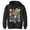 Black, variant on Boy's Nintendo Mario and Luigi  Pull Over Hoodie Navy Blue Heather Small