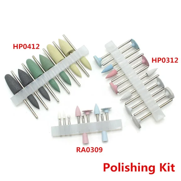 Dental Diamond Bur Cups Composite Polishing Kit For Low Speed Handpiece