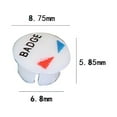 thumbnail image 2 of 10Pcs Hot And Cold Indicate for Kitchen Bathroom Mixer Tap Suitable for 7Mm 2, 2 of 10