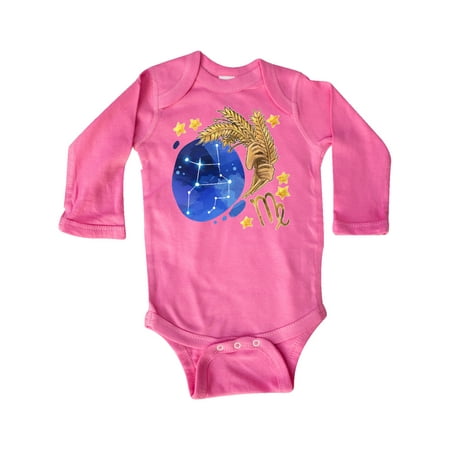 

Inktastic Virgo Constellation Zodiac Sign Illustration Gift Baby Boy or Baby Girl Long Sleeve Bodysuit