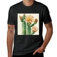 thumbnail image 2 of Wuche Retro Cactus Wall Desert Plants, Designed Shirt, Art Display, T-shirt Lover Gift Casual Breathable Men, Women, Boys, Girls, Children Black, 2 of 4