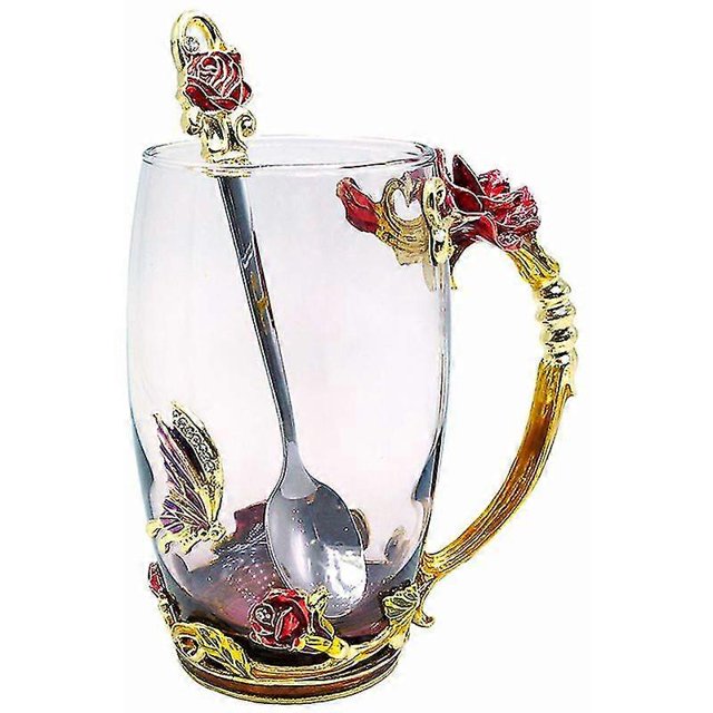 Gifts For Women, Glass Tea Cup Coffee Mugs For Sister Friend Mom Wife Crday Gift