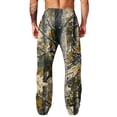 thumbnail image 7 of LTTVQM Leaf Print Camouflage Full Length Pants for Men 2026 Scenic Realtree Camo Adjustable Drawstring Relaxed Fit Beach Walking Wide Leg Trousers Camel 2XL, 7 of 7