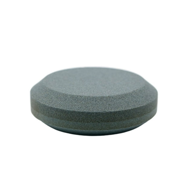 Yuarrent Afilador de piedra de forma redonda, piedra de afilar práctica, diseño antideslizante, herramientas de afilado para carpintería, suministros Cocina y Comedor gran jade Yuarrent HA060983-06B