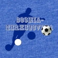 thumbnail image 2 of CafePress - Bosnia Football Player - Cute Infant Baby Football Bodysuit, 2 of 3