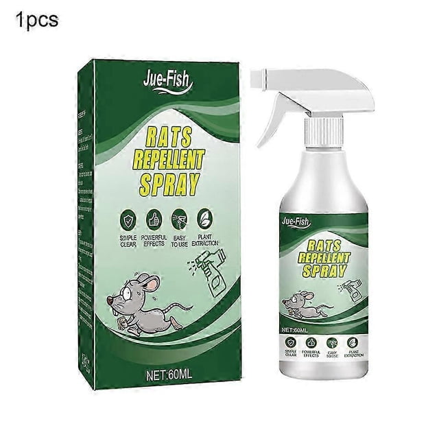 1/3/5x Mouse Repellent Peppermint Oil Spray Plant-based Formula Rodent Repellent