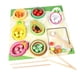 thumbnail image 4 of Juego de mesa con clavija de madera Montessori, clasificación de colores a juego, juego con clip de cuentas de juguete a juego para niños y niñas, 4 of 9
