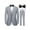light gray, variant on Men Suit 4pcs Tuxedo Blazer Vest Pants Bow Tie Lapel Collar Two Button Flap Pocket for Party Dinner Events Cocktail Business Banquet Occasions Classic Elegant Suit Coat for Stylish Men