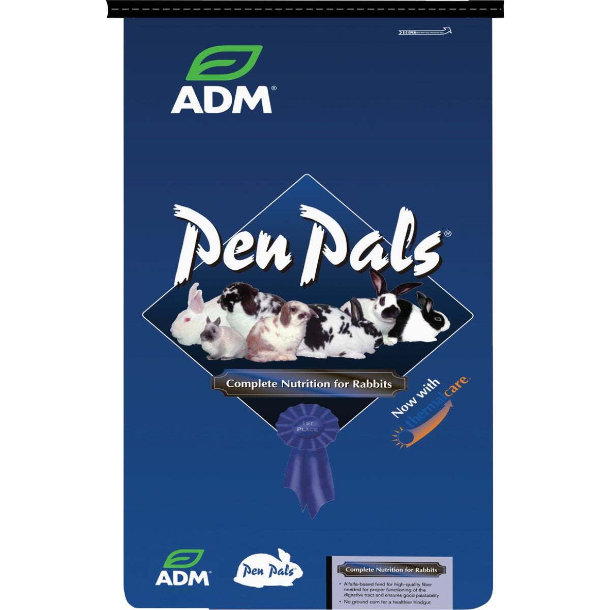 ADM Animal Nutrition Pen Pals Rabbit Mini Pellet, 25 lb bag