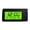 Green, variant on ACDANC Digital Clock,Car Clock Green Numbers Digital Clock Large Display,Glow-In-The-Dark Display Small Digital Clock,Green