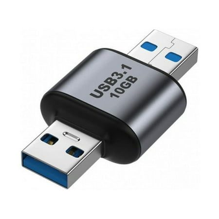 CY USB 3.0/3.1 Type A Male to USB 3.0/3.1 A Male Data Adapter 10Gbps Extension for Laptop Desktop